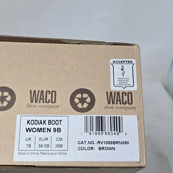 Revitalign Women's Kodiak Mid Calf Boots Brown size 9B - Picture 7 of 8